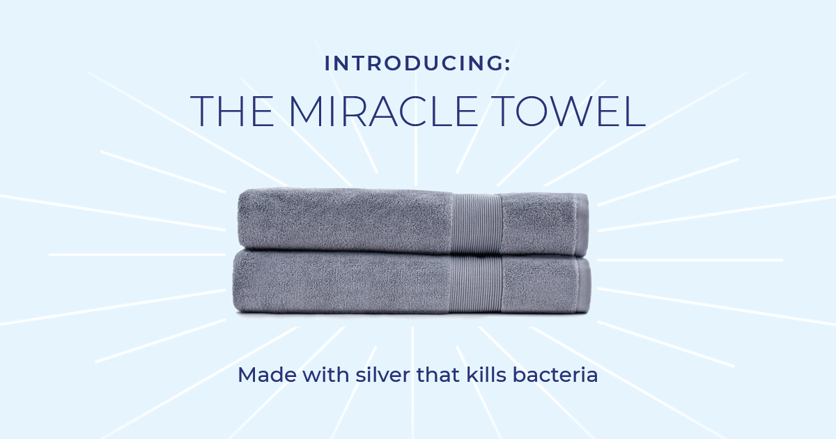  Silvon Premium Antibacterial Bath Towel Set of 3 for Acne Prone  Skin-Silver Infused Smart Fabric - Luxury Bath Towel Set - No Odor and  Acne-Causing Bacteria - Absorbent & Ultra Soft (