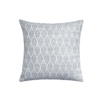 Summer Flora Grey Indoor and Outdoor Pillow