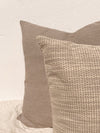 Natural Waves Mocha Indoor and Outdoor Pillow