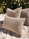 Natural Waves Mocha Indoor and Outdoor Pillow